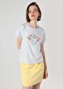 thumb-Afficher les détails de T-shirt À Manches Courtes Bleu Regular Fit  Femme