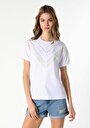 thumb-Afficher les détails de T-shirt À Manches Courtes Blanc Regular Fit  Femme