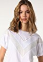 thumb-Afficher les détails de T-shirt À Manches Courtes Blanc Regular Fit  Femme