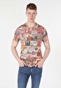 thumb-Afficher les détails de T-shirt À Manches Courtes Multicolou Regular Fit  Homme