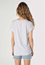thumb-Afficher les détails de T-shirt À Manches Courtes Gris Regular Fit  Femme