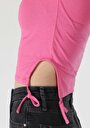 thumb-Afficher les détails de T-shirt À Manches Courtes Rose Slim Fit  Femme