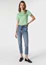 thumb-Afficher les détails de T-shirt À Manches Courtes Vert Slim Fit  Femme