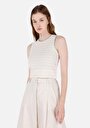 thumb-Afficher les détails de Athlète Ecru Slim Fit Femme