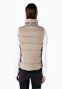 thumb-Afficher les détails de Gilet Beige Regular Fit Femme