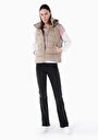 thumb-Afficher les détails de Gilet Beige Regular Fit Femme