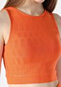 thumb-Afficher les détails de Athlète Orange Slim Fit Femme