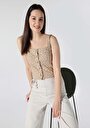 thumb-Afficher les détails de Athlète Beige Slim Fit Femme