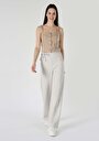 thumb-Afficher les détails de Athlète Beige Slim Fit Femme
