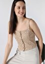 thumb-Afficher les détails de Athlète Beige Slim Fit Femme