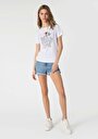 thumb-Afficher les détails de T-shirt À Manches Courtes Blanc Regular Fit  Femme