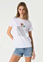 thumb-Afficher les détails de T-shirt À Manches Courtes Blanc Regular Fit  Femme
