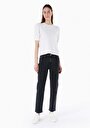thumb-Afficher les détails de 891 Maya Pantalon Denim Tapered Leg Medium Rise En  Slim Fit Femme