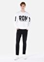 thumb-Afficher les détails de 044 Karl Pantalon En Jean Denim Straight Leg Low Rise Straight Fit Homme