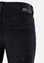 thumb-Afficher les détails de 044 Karl Pantalon En Jean Denim Straight Leg Low Rise Straight Fit Homme