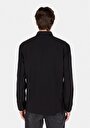 thumb-Afficher les détails de Chemise À Manches Longues Noir Regular Fit Droit Polyester Homme