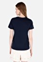 thumb-Afficher les détails de T-shirt À Manches Courtes Marine Regular Fit Imprimé Femme