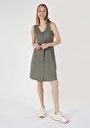 thumb-Afficher les détails de Robe Vert Regular Fit    Femme