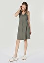 thumb-Afficher les détails de Robe Vert Regular Fit    Femme