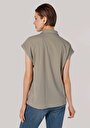 thumb-Afficher les détails de T-shirt À Manches Courtes Vert Regular Fit  Femme