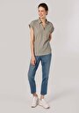 thumb-Afficher les détails de T-shirt À Manches Courtes Vert Regular Fit  Femme