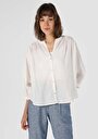 thumb-Afficher les détails de Chemise À Manches Longues Blanc Relaxed Fit   Femme