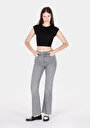 thumb-Afficher les détails de 791 Monica Pantalon  Bootcut Medium Rise En Jean Regular Fit Femme