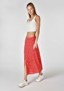 thumb-Afficher les détails de Jupe Rouge Midi Skirt    Femme