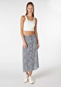 thumb-Afficher les détails de Jupe Marine Midi Skirt    Femme