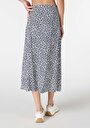 thumb-Afficher les détails de Jupe Marine Midi Skirt    Femme
