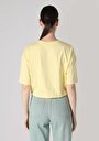 thumb-Afficher les détails de T-shirt À Manches Courtes Jaune Regular Fit  Femme