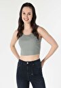 thumb-Afficher les détails de Athlète Vert Slim Fit Femme