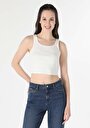 thumb-Afficher les détails de Athlète Blanc Slim Fit Femme