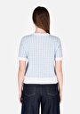 thumb-Afficher les détails de Tricot Bleu Regular Fit  Femme