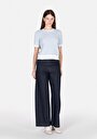 thumb-Afficher les détails de Tricot Bleu Regular Fit  Femme