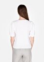 thumb-Afficher les détails de T-shirt À Manches Courtes Blanc Regular Fit Jakarli Femme