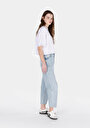 thumb-Afficher les détails de 850 Jenny Pantalon  Tapered Leg High Rise En Jean Balloon Fit Femme