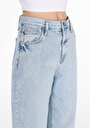 thumb-Afficher les détails de 850 Jenny Pantalon  Tapered Leg High Rise En Jean Balloon Fit Femme