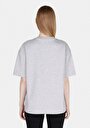 thumb-Afficher les détails de T-shirt À Manches Courtes Gris Comfort Fit Imprimé Femme