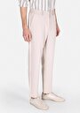 thumb-Afficher les détails de Pantalon Beige Düz Paça Medium Rise En Gabardine Regular Fit Homme