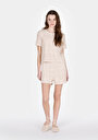 thumb-Afficher les détails de Short Beige Slim Fit Femme
