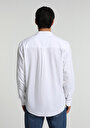 thumb-Afficher les détails de Chemise À Manches Longues Blanc Regular Fit Droit Oxford Homme