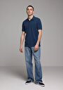 thumb-Afficher les détails de T-shirt Polo À Manches Courtes Bleu Droit Regular Fit Homme