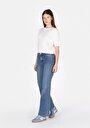 thumb-Afficher les détails de 793 Marissa Pantalon  Wide Leg High Rise En Jean Regular Fit Femme