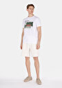thumb-Afficher les détails de T-shirt À Manches Courtes Blanc Regular Fit Droit Homme