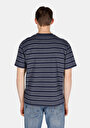 thumb-Afficher les détails de T-shirt À Manches Courtes Marine Comfort Fit Rayé Homme
