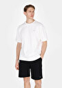 thumb-Afficher les détails de T-shirt À Manches Courtes Blanc Comfort Fit Droit Homme