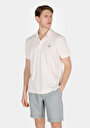 thumb-Afficher les détails de T-shirt Polo À Manches Courtes Beige Droit Regular Fit Homme