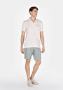thumb-Afficher les détails de T-shirt Polo À Manches Courtes Beige Droit Regular Fit Homme