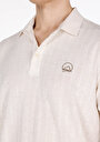 thumb-Afficher les détails de T-shirt Polo À Manches Courtes Beige Droit Regular Fit Homme